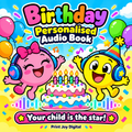 Birthday personalised audiobook cover — Your child is the star