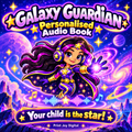 Galaxy Guardian personalised audiobook cover — Your child is the star