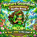 Nature Guardian personalised audiobook cover — Your child is the star
