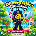 Officer Taylor personalised audiobook cover — Your child is the star