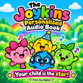 The Joykins personalised audiobook cover — Your child is the star