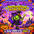 Witchy Willow personalised audiobook cover — Your child is the star